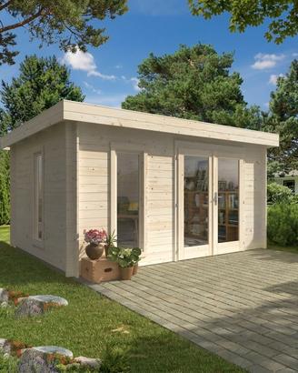 CASETTA DI LEGNO MODERN2. 410x320x221h