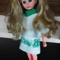 Bambola Corinne Italocremona biondo rame