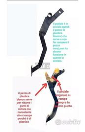 Leva pedale frizione chevrolet spark