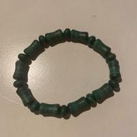 Braccialetto donna in pietra verde