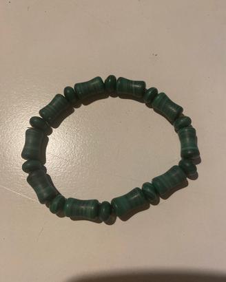 Braccialetto donna in pietra verde