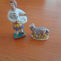 pastore presepe con pecora made in italy