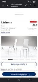 4 sedie lisbona 