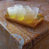 Set bicchierni più vassoietto limoncello 