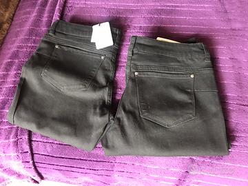 Jeans donna nero tezenis