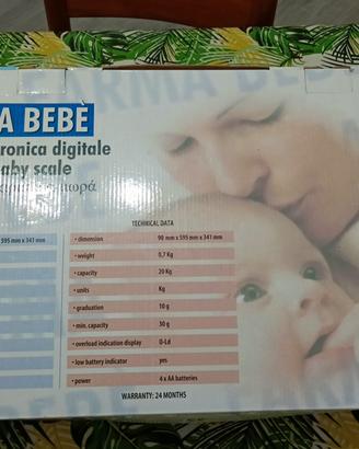bilancia digitale bebè 