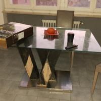  tavolo in cristallo 