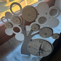 🕰️ Orologio da Tavolo Nego – Design Moderno Albero