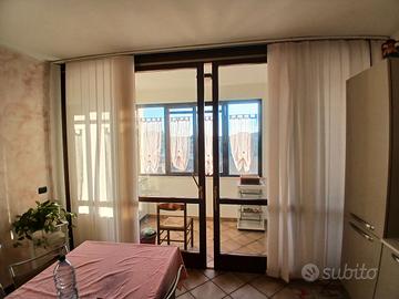 finestrone in legno per veranda + finestra in allu