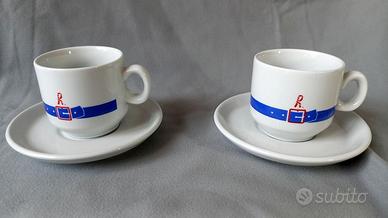 Coppia tazzine caffe porcellana