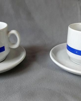 Coppia tazzine caffe porcellana