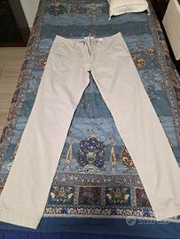 Pantaloni Conbipel bianchi slim fit