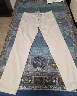 Pantaloni Conbipel bianchi slim fit