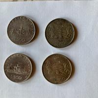 Menete da 5oo lire d'argento