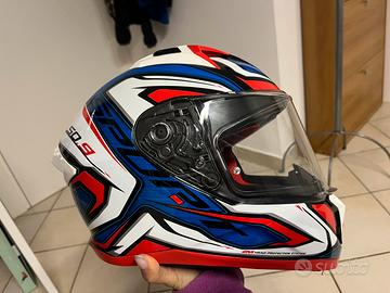 Casco integrale Givi 50.9 ATOMIC Bianco Blu Rosso