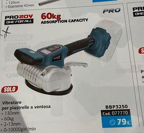 VIBRATORE PER PIASTRELLE A VENTOSA
