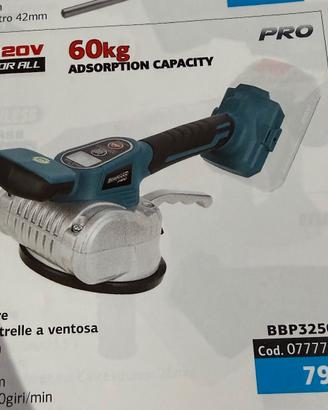 VIBRATORE PER PIASTRELLE A VENTOSA