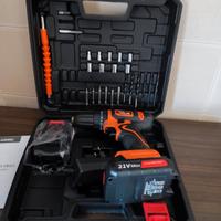 trapano avvitatore con valigetta+ accessori 