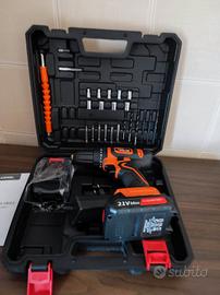 trapano avvitatore con valigetta+ accessori 