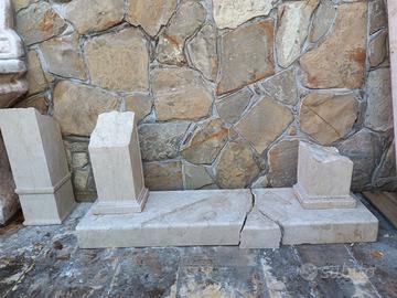 Camino /cornice marmo di Botticino per camino