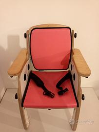SEDIA IN LEGNO PER BAMBINI
