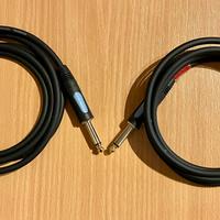 COPPIA cavi Jack Cordial instrument cable, 1.5 mt