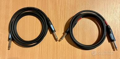 COPPIA cavi Jack Cordial instrument cable, 1.5 mt