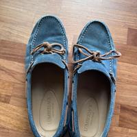 Mocassini scamosciati vera pelle