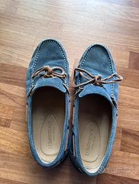 Mocassini scamosciati vera pelle