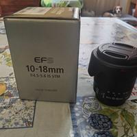 Obiettivo Canon EF-s 10-18mm is stm