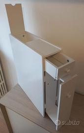 Mobile bagno bianco salvaspazio