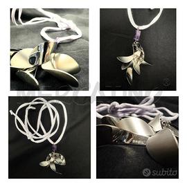 COLLANA BREIL BJ0136 LACCIO LILLA CON PIETRA VIOLA