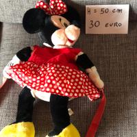 Peluche zaino Minnie Disney