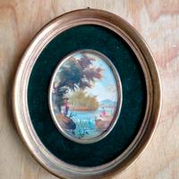 Quadro ovale vintage 