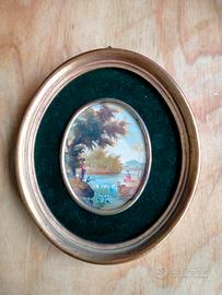 Quadro ovale vintage 