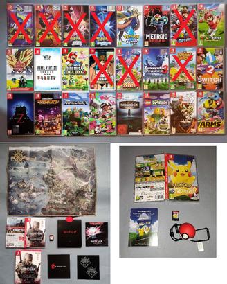 Switch giochi ORIGINALI ed accessori