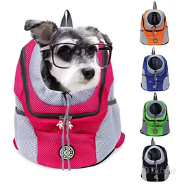 Zaino Porta Cane Trasportino S-M-L Riflettente