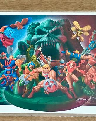 Stampa autografata Masters Of The Universe, TMNT