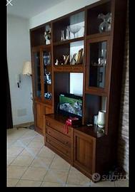 Parere attrezzata in legno massello 