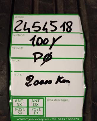 Pneumatici Pirelli P0 usati 245/45/18 100Y