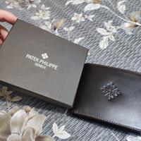 Portafoglio Patek Philippe in pelle testa di moro