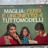 Libro vintage di maglieria e uncinetto 1969
