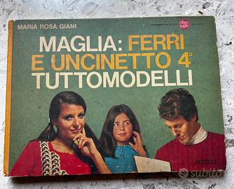 Libro vintage di maglieria e uncinetto 1969