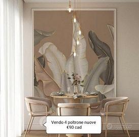 Poltrone in velluto - NUOVE