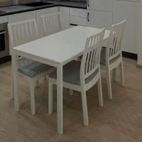 tavolo allungabile con 4 sedie