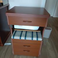 mobiletto macchina da cucire Singer  con sgabello 