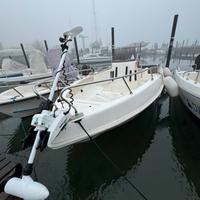 Barca Open 5,65 carrello minn kota motore mercury