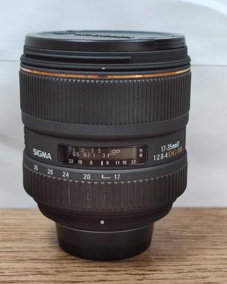 Nikon Sigma 17-35 f2.8-4 DX full frame garanzia