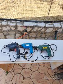 Lotto 3 trapani elettrici funzionanti Black+Decker