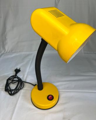 Lampada da Tavolo Vintage Veneta Lumi Gialla 1970